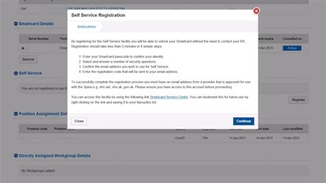 smartcard self service unlock